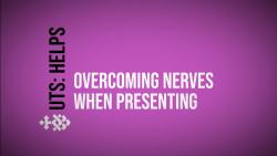 Overcoming nerves when presenting video thumbnail