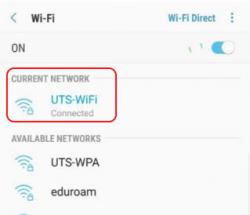 android connected to wifi