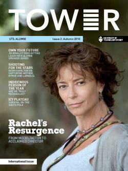 Cover page of Tower Issue 2 featuring Rachel Ward