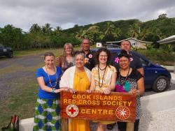 UTS researchers with Cook Islands Red Cross
