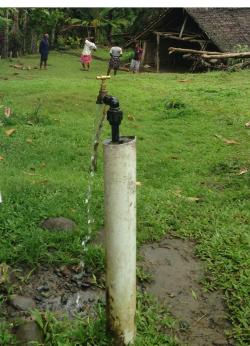 Standpipe in rural Vanuatu