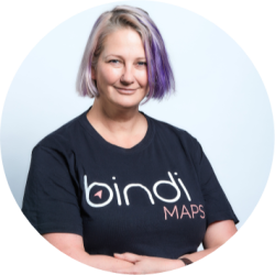 A photo of Anna Wright, CEO & Founder of BindiMaps.