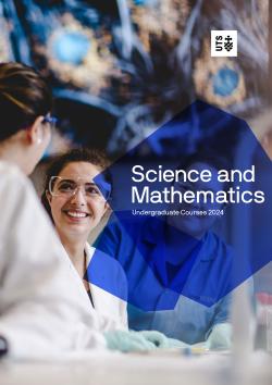 Science UG Course Guide 2023 cover