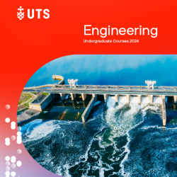 UTS Engineering undergraduate course guide cover 2024
