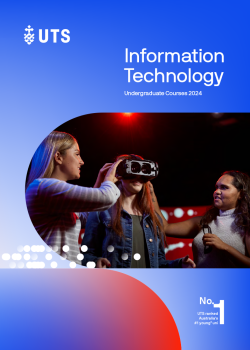 Information Technology undergraduate course guide cover 2024