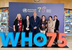 A group of high level health experts at the WPRO meeting