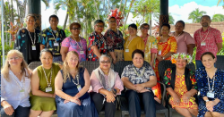 A group of collegaues at the Pacific Heads of Nursing Meeting