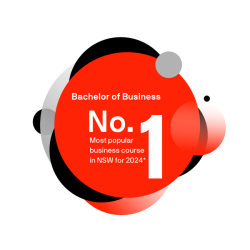 Bachelor of Business, number 1 most popular business course in NSW for 2024*