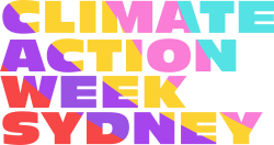 Cliamate action week sydney logo