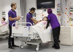 UTS Nursing Students in Clinical Ward