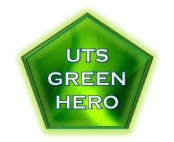 UTS Green Hero Awards logo