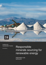 Responsible minerals sourcing for renewable energy report