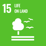 Icon for SDG 15 Life on land