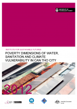 Poverty Dimensions of Water and Sanitation Services and Climate Vulnerability in Can Tho City – Research report cover