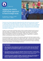 Applying multi-barrier approach for safe faecal sludge re-use cover