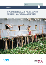 Guidance for exploring legal and policy aspects of urban sanitation and hygiene cover