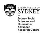 Logo for Usyd Sydney Social Sciences and Humanities Advanced Research Centre