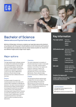 Maths and Physics Stream Science Course Guide