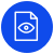 icon file with an eye in the centre